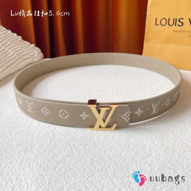 Louis Vuitton Belt 2 colors width 3cm - 1