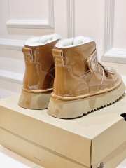 UGG Fur-Lined Shoes In Brown - 4