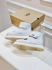 UGG Fur-Lined Shoes In White - 4