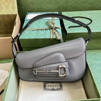 Gucci Horsebit 1955 Shoulder Bag In Gray