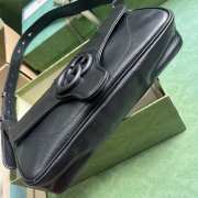 Gucci Aphrodite Small Shoulder Bag In Black 27x14x5cm - 6