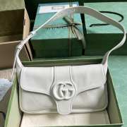 Gucci Aphrodite Small Shoulder Bag In White 27x14x5cm - 1