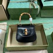 Gucci bamboo 1947 black bag 18.5x12x5.5cm - 1