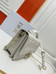 Miss Dior Bag In Latte Cannage Lambskin 24x14x7.5cm - 6