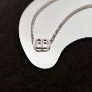 Dior CD Icon Necklace Silver - 4