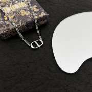 Dior CD Icon Necklace Silver - 2