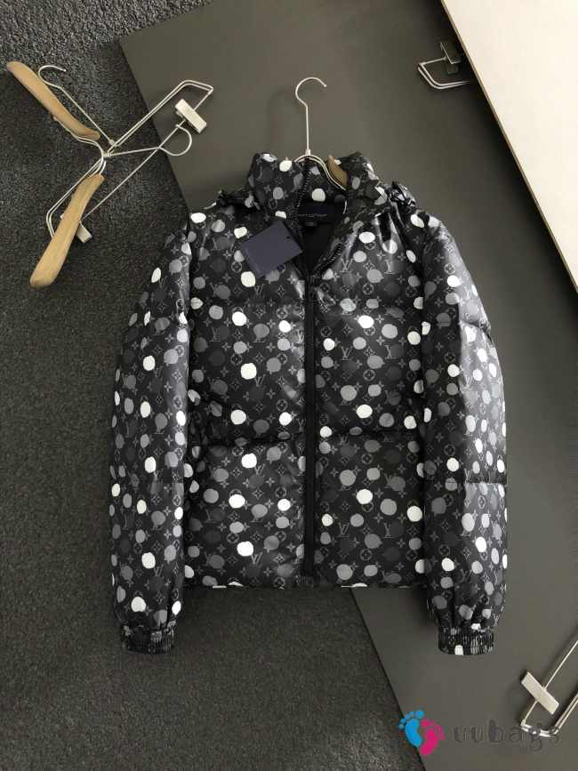 Louis Vuitton 1AB7IQ LV x YK Monogram Painted Dots Down Blouson - 1