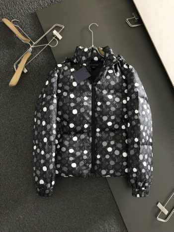 Louis Vuitton 1AB7IQ LV x YK Monogram Painted Dots Down Blouson