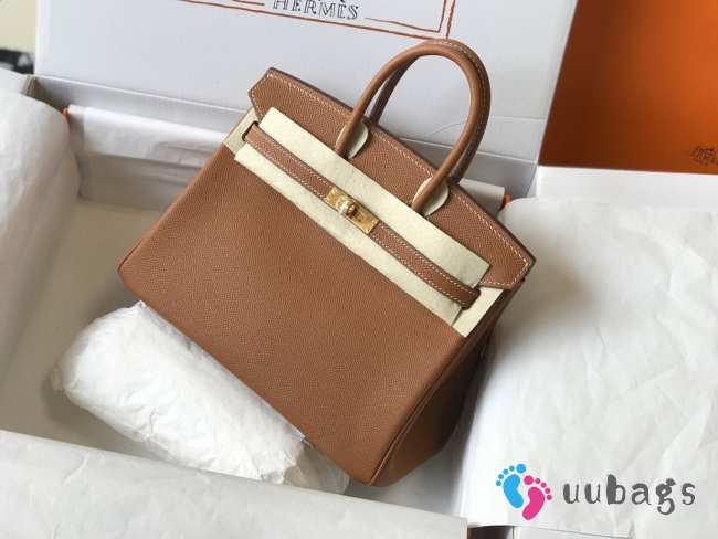 Hermes Birkin Brown/Gold 25cm  - 1