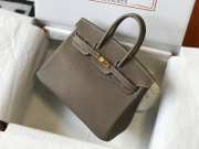 Hermes Birkin Dark Gray/Gold 25cm - 5