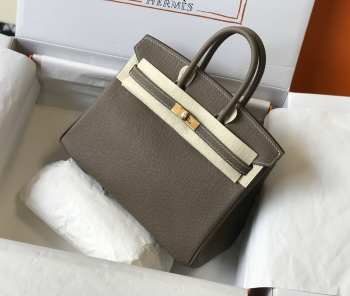 Hermes Birkin Dark Gray/Gold 25cm