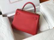 Hermes Kelly Red/Gold 28cm - 4