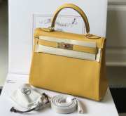 Hermes Kelly Yellow/Gold 28cm - 1