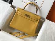 Hermes Kelly Yellow/Gold 28cm - 4