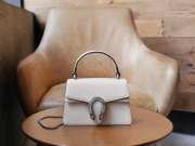 Gucci Dionysus mini top handle bag in white 18x12x6cm - 1