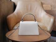 Gucci Dionysus mini top handle bag in white 18x12x6cm - 2