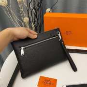 Hermes black wallet 28x18x3cm - 4