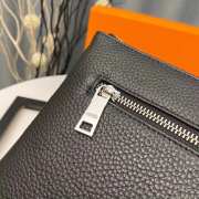 Hermes black wallet 28x18x3cm - 5