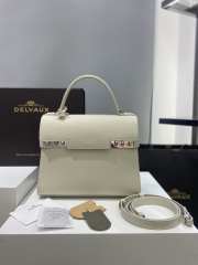 Delvaux Tempete MM Bag In White 28x21x10.5cm - 6