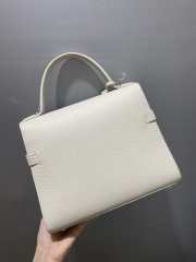 Delvaux Tempete MM Bag In White 28x21x10.5cm - 5