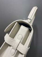 Delvaux Tempete MM Bag In White 28x21x10.5cm - 2