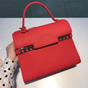 Delvaux Tempete MM Bag In Red 28x21x10.5cm - 6