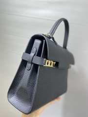 Delvaux Tempete MM Bag In Black 28x21x10.5cm - 6