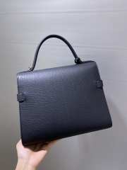 Delvaux Tempete MM Bag In Black 28x21x10.5cm - 4