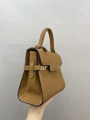 Delvaux Tempete PM Bag In Brown 21.5x19x10cm - 5