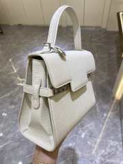 Delvaux Tempete PM Bag In White 21.5x19x10cm - 4