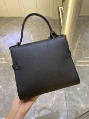 Delvaux Tempete PM Bag In Black 21.5x19x10cm - 6