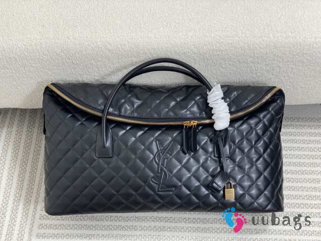 YSL Es Giant Travel Bag In Quilted Leather 56x50x19cm - 1