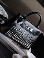 Hermes Kelly II Sellier Cloute In Black 19x12x16cm - 6