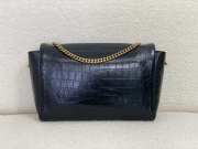 YSL Kate Reversible Leather & Suede Black Shoulder Bag 28.5x24x6cm - 2