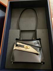 Hermes Kelly 20 Sellier Desordre Epsom Black 20x15x9cm - 6