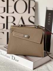 Hermes Kelly 20 Sellier Desordre Epsom Light Brown 20x15x9cm - 2