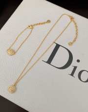 Dior Petit CD Bracelet Gold-Finish Metal with White Resin Pearls and Latte Glass - 5