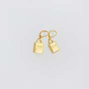 Celine padlock charm earrings - 6