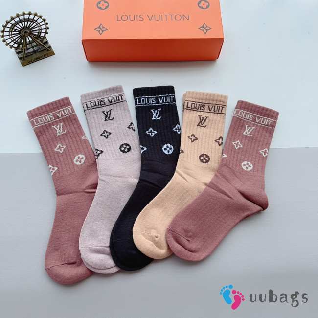 Louis Vuitton set 5 socks  - 1