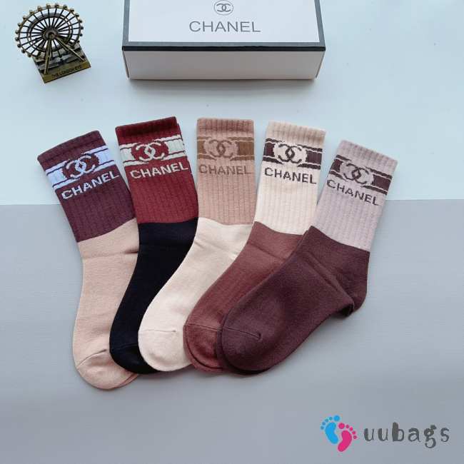 Chanel set 5 socks  - 1