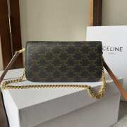 Celine Multipochette In Triomphe Canvas And Calfskin Tan 20.5x11x4cm - 3