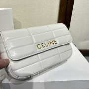 Celine Matelasses Monochrome in white 24×15×5cm - 6