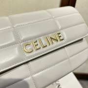 Celine Matelasses Monochrome in white 24×15×5cm - 5