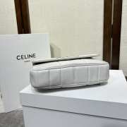 Celine Matelasses Monochrome in white 24×15×5cm - 4