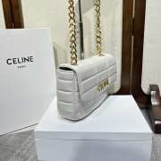 Celine Matelasses Monochrome in white 24×15×5cm - 3