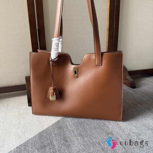 Celine Cabas 16 Veau Lisse Tan Bag 37x26x14cm - 1