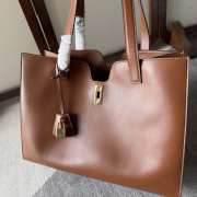 Celine Cabas 16 Veau Lisse Tan Bag 37x26x14cm - 4