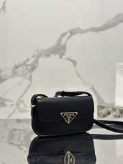 Prada black leather shoulder bag 20.5x10.5x4cm - 5