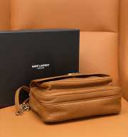 YSL Niki Camera Brown Bag in Smooth Leather 26×19×7.5cm - 3