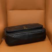 YSL Jamie 4.3 Black Bag In Lambskin 43×29×9cm - 6